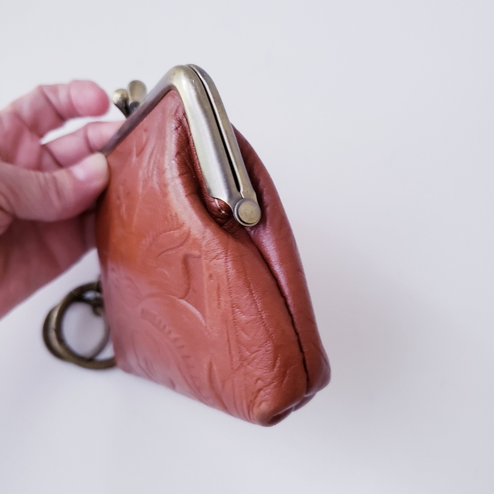 Patricia Nash Tan Leather Coin Purse - Picture 4 of 15
